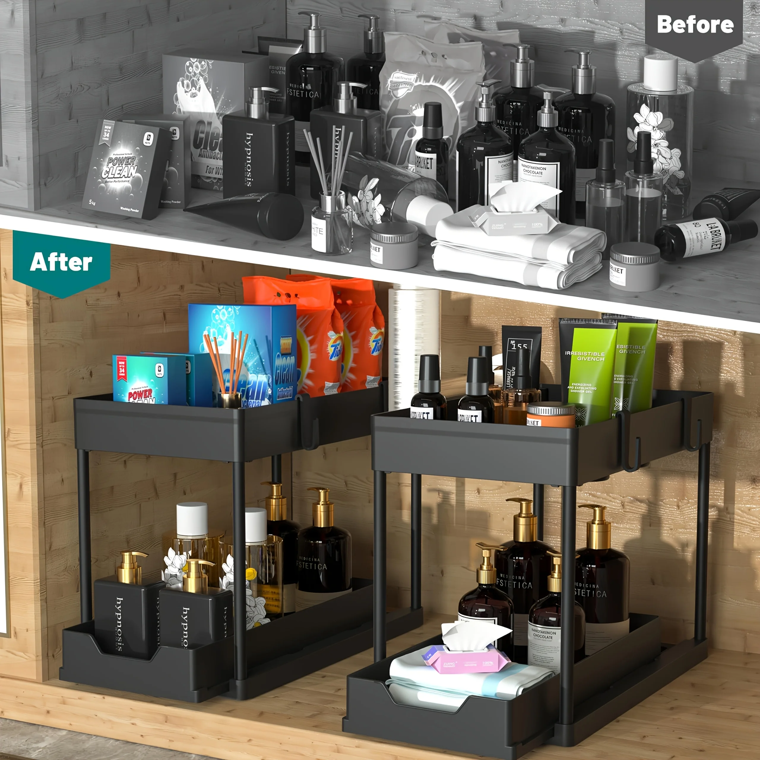 2-Tier Sink Bathroom Organizer 1